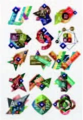 免抠创意字母标签eps,ai矢量模版下载