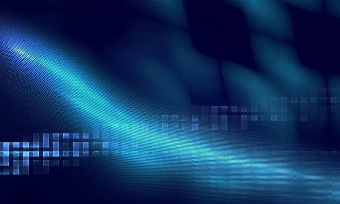 蓝色动感光效线条背景高清图片