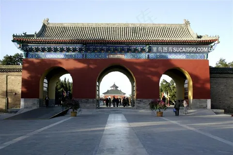 成贞门古代建筑素材