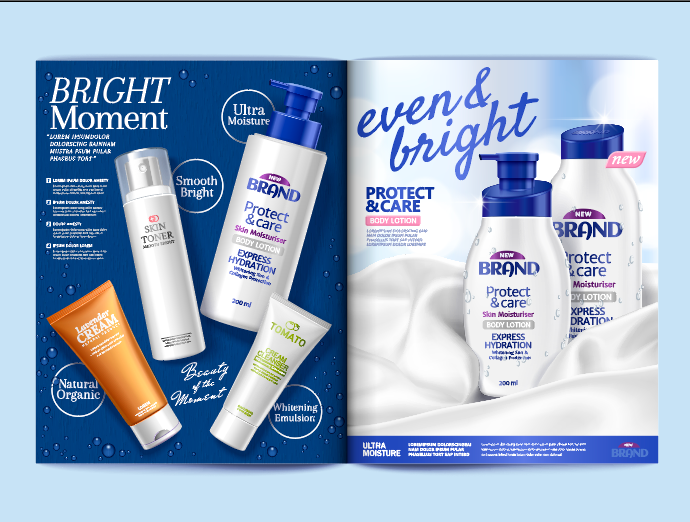 设计广告化妆品素材
