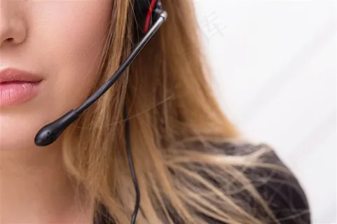 美丽的客服美女写真高清摄影图片