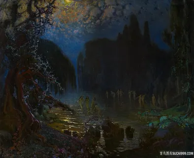 安东尼奥. 穆尼奥斯,沐浴仙女 安东尼奥. 穆尼奥斯,沐浴仙女