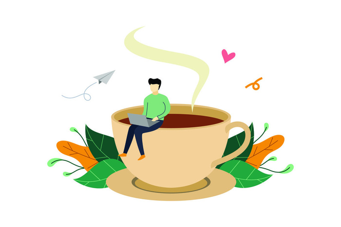 扁平化人物场景办公互联网等距ai矢量设计网页海报UI素材插画