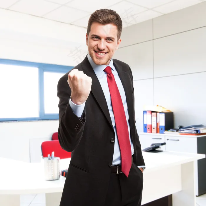 帅哥加油激励手势图片