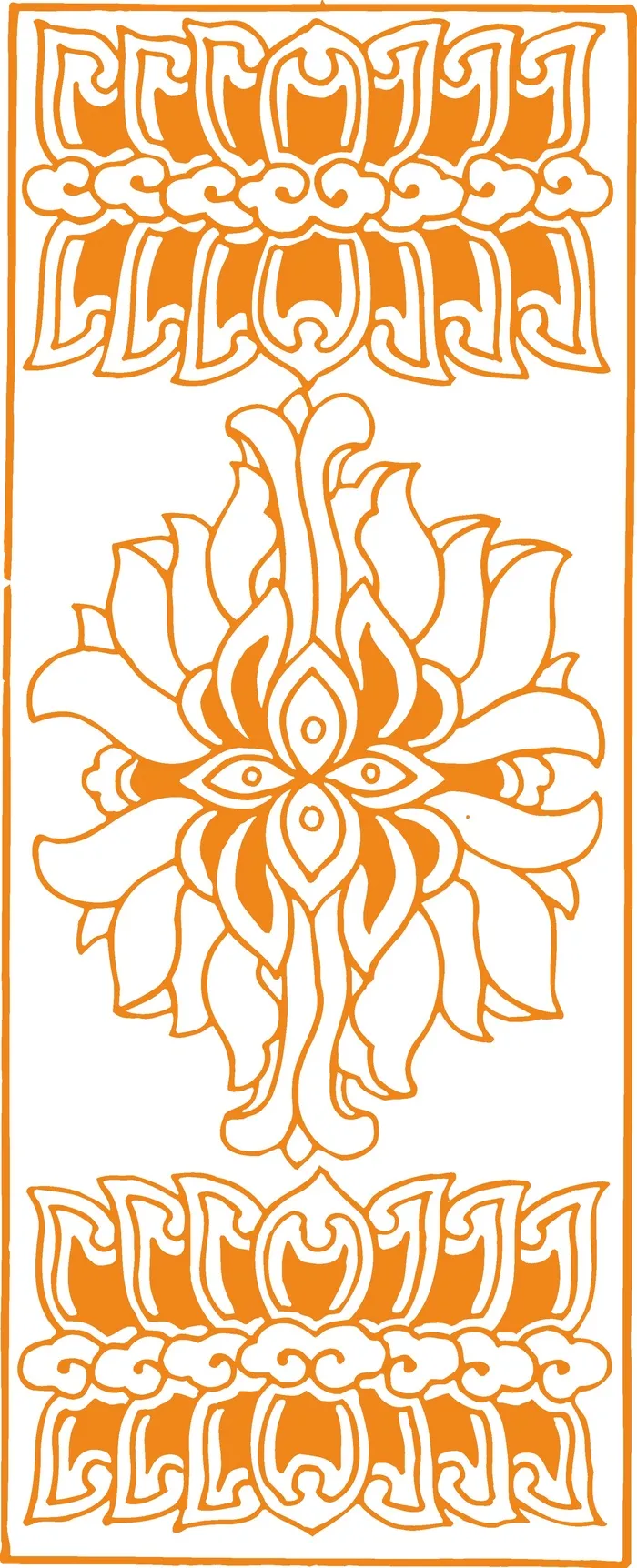 古色古香古典古风花纹边框纹路cdr矢量模版下载