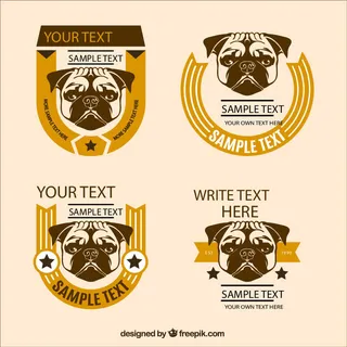 卡通动物logo标志