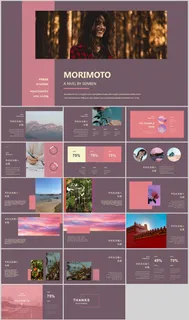 高级感简约高端ppt模板