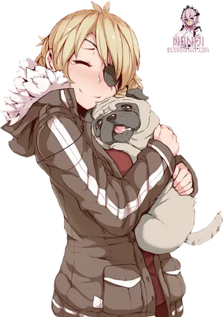 男孩与小狗人物卡通素材