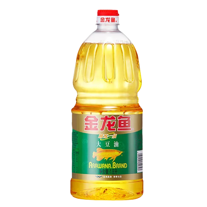 金龙鱼大豆油1.8升超市商品白底图免抠实物摄影png格式图片透明底