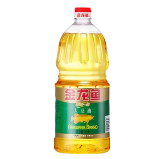 金龙鱼大豆油1.8升超市商品白底图免抠实物摄影png格式图片透明底