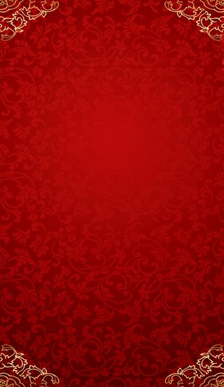 红色花纹吉祥喜庆底纹