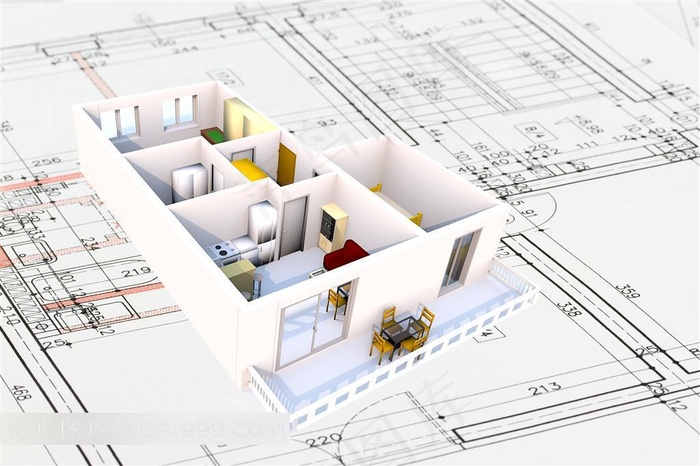 建筑示意图模型