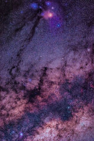 黑色星空摄影素材