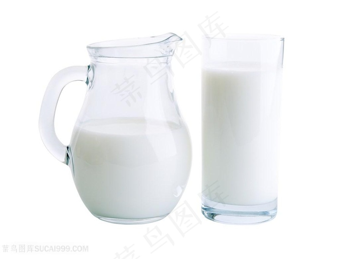 新鲜美味牛奶创意高清图片