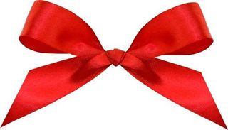 红丝带蝴蝶结 PNG免抠