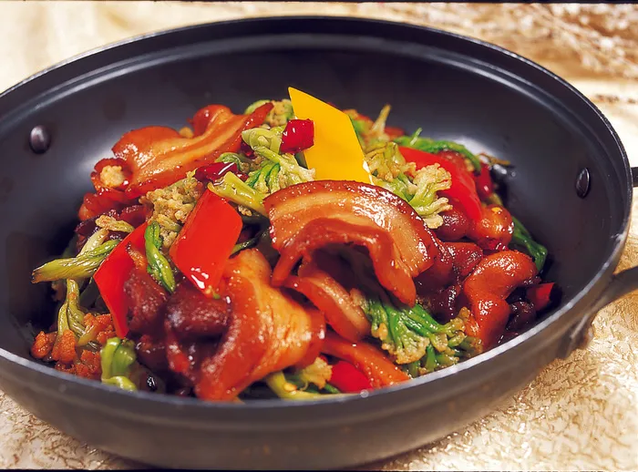 1009CS-0303五香咸肉炒菜花干