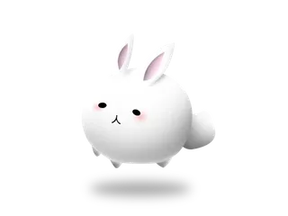 复活节 免扣元素 可爱的小兔子啊