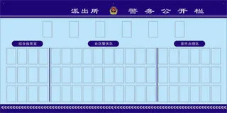 派出所公开栏