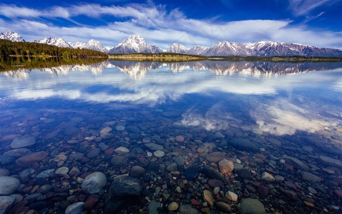 美国怀俄明州山水自然风景高清摄影