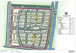 泗洪县青阳镇芦沟新苑总平图