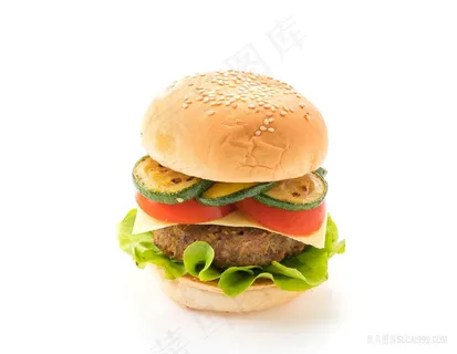 美食西餐汉堡包