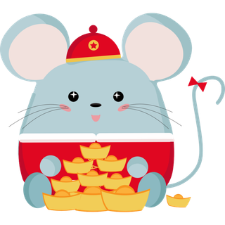 卡通金币堆装饰元素