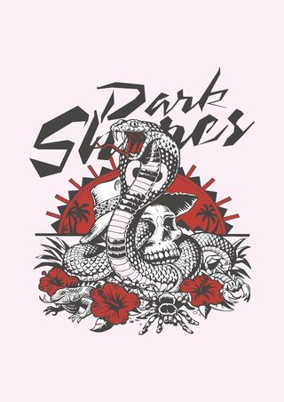 眼镜蛇插画设计