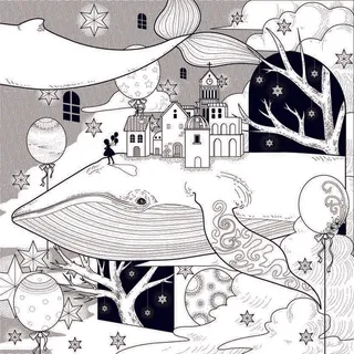 卡通儿童手绘线稿