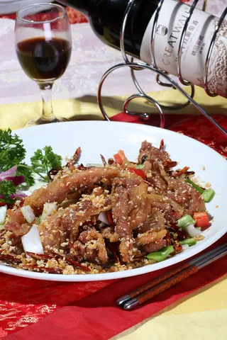 五花肉焖咯咋 (2)