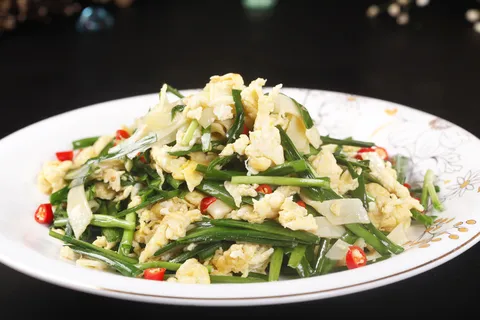 韭菜桂花炒饼 (4)