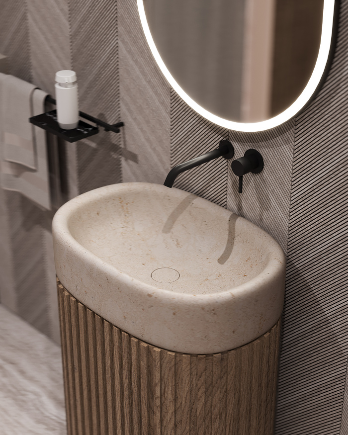 浴室现代简约风格特写场景近景(76)