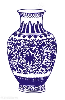 梅花花纹瓷器陶瓷国粹青花瓷中国风图片