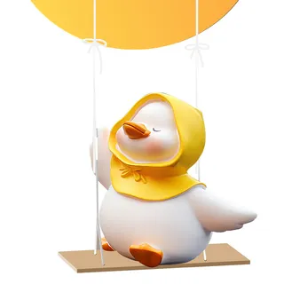 卡通3D黄鸭挂件