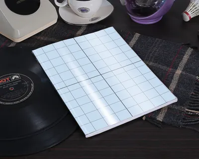 简约画册样机展示效果