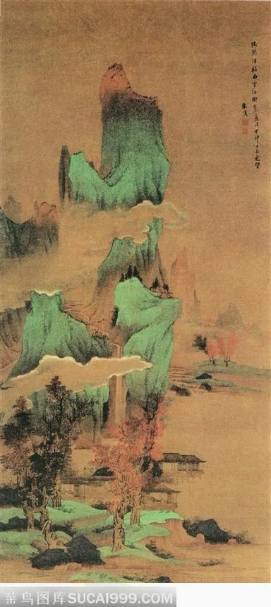 松山青石图