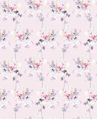 花卉唯美手绘花朵面料纹理手机壳布料面料印花服装矢量图案素材