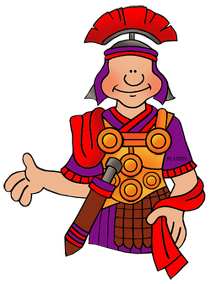 西方古代战士卡通