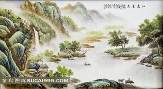 山水风景艺术绘画图片