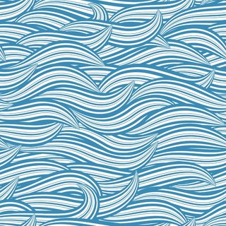 日系日式和风海浪波浪印刷填充图案纹理平面包装设计背景