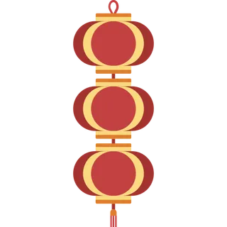 国庆节装饰灯笼元素