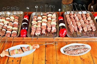 烧烤油炸麻辣弹串串烤肉烤串