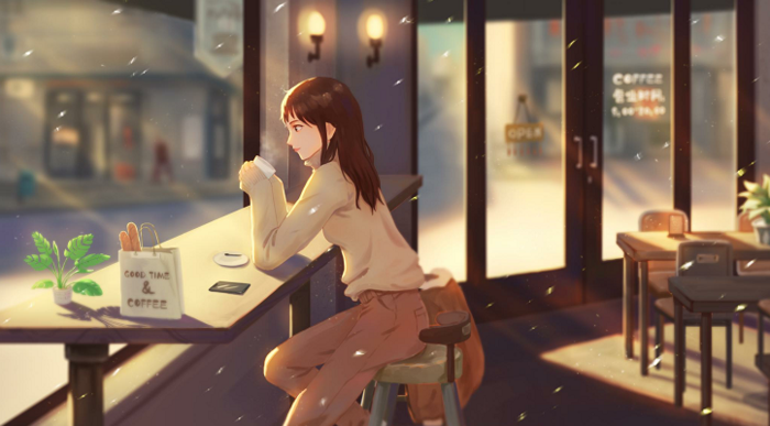 冬季都市美好生活