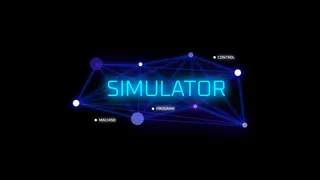 赛博朋克科技英文边框蓝色图案素材