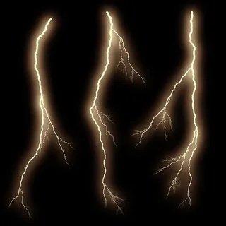 三道黄色的闪电