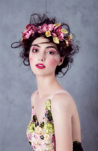 外国美女模特图片素材