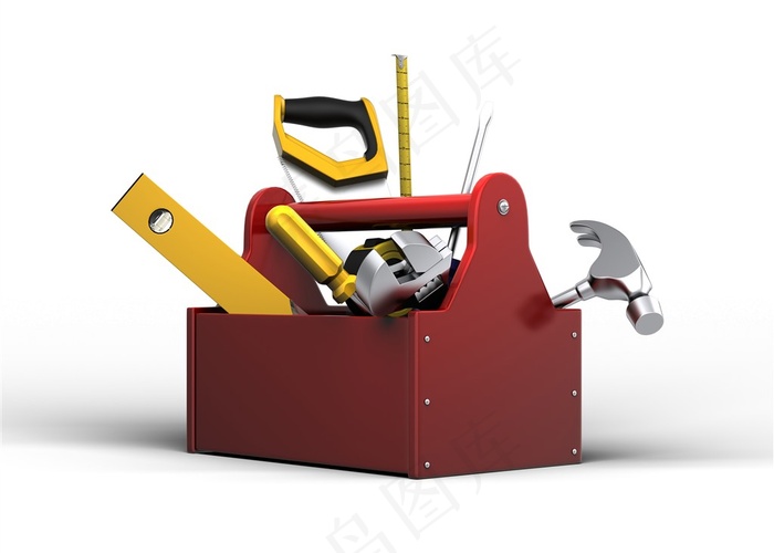 工具齐全的工具箱