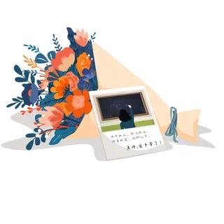 教师节鲜花贺卡素材