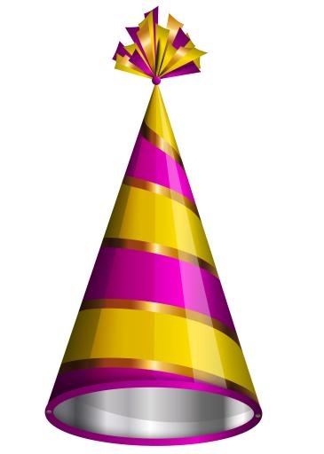 派对生日帽 PNG免抠(4563x6393)