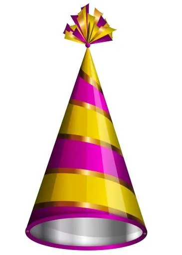 派对生日帽 PNG免抠(4563x6393)