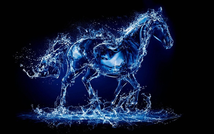 水晶马高清大图